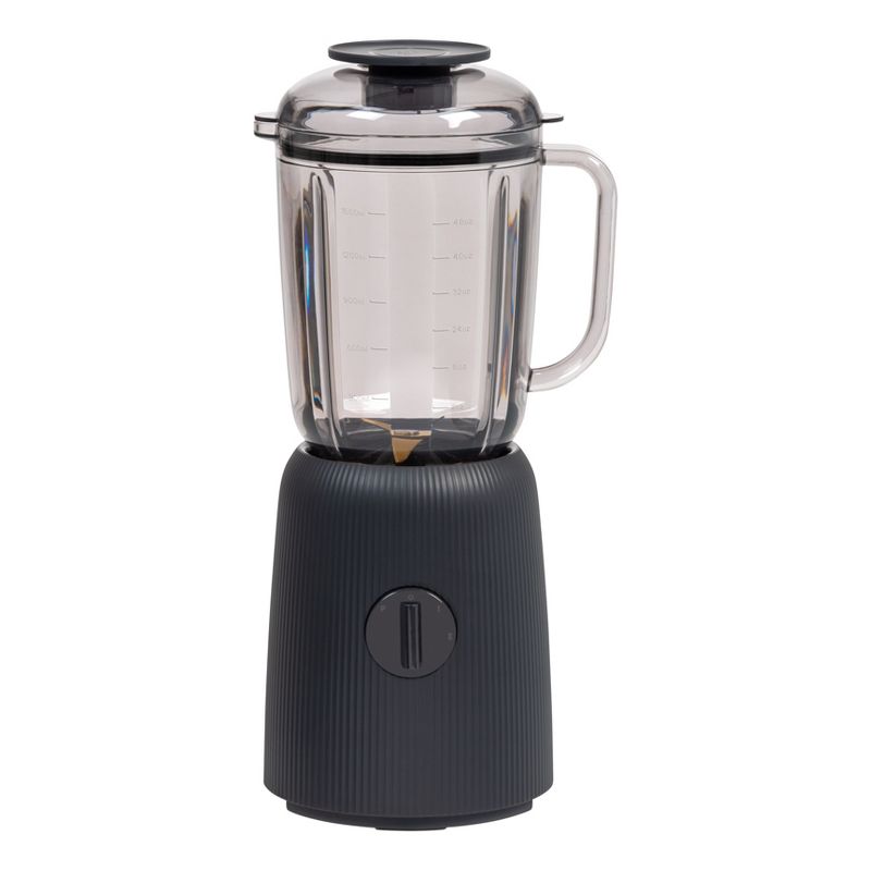 IRIS USA 3-Speed High-Power Professional-grade Countertop & Kitchen Blender - 50 oz Tritan Jar, Titanium-Coated Stainless Steel -Blades