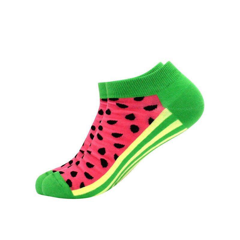 Watermelon Ankle Socks (Men's Sizes, Adult Large) from the Sock Panda