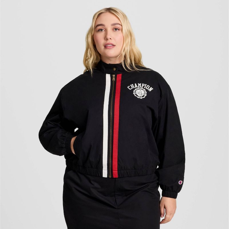 Champion Women's Game Day Full Zip Top - Black 3X