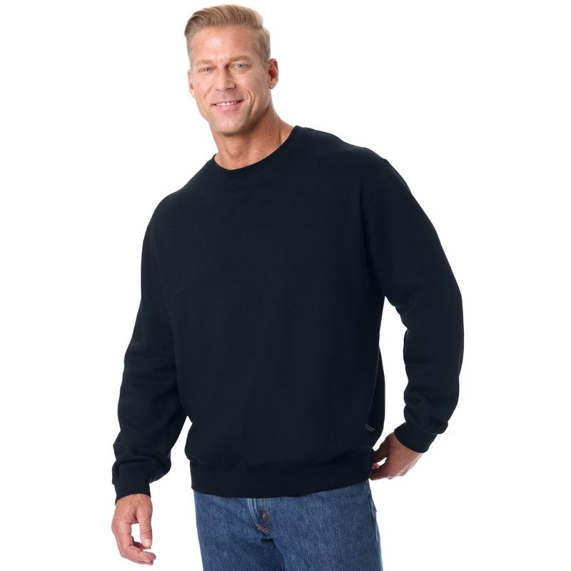 KingSize Wicking Fleece Crewneck - 2XL, Black