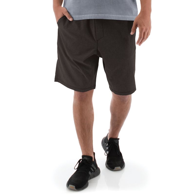 Ecoths Men's Hybrid Short - Black, Size Medium