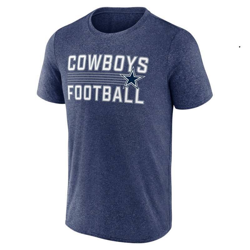 NFL Dallas Cowboys Men's Heathered Short Sleeve Athleisure T-Shirt - XL