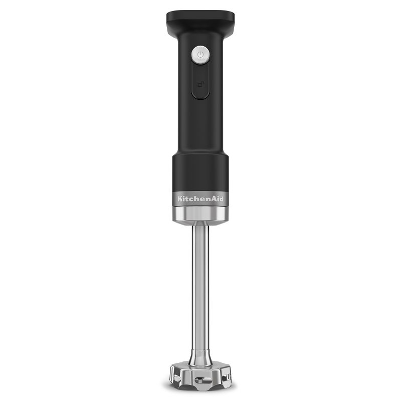 KitchenAid Go Cordless Hand Blender - battery sold separately KHBRV00: Immersion Blender, 3 Speeds, Black Matte, Dishwasher-Safe
