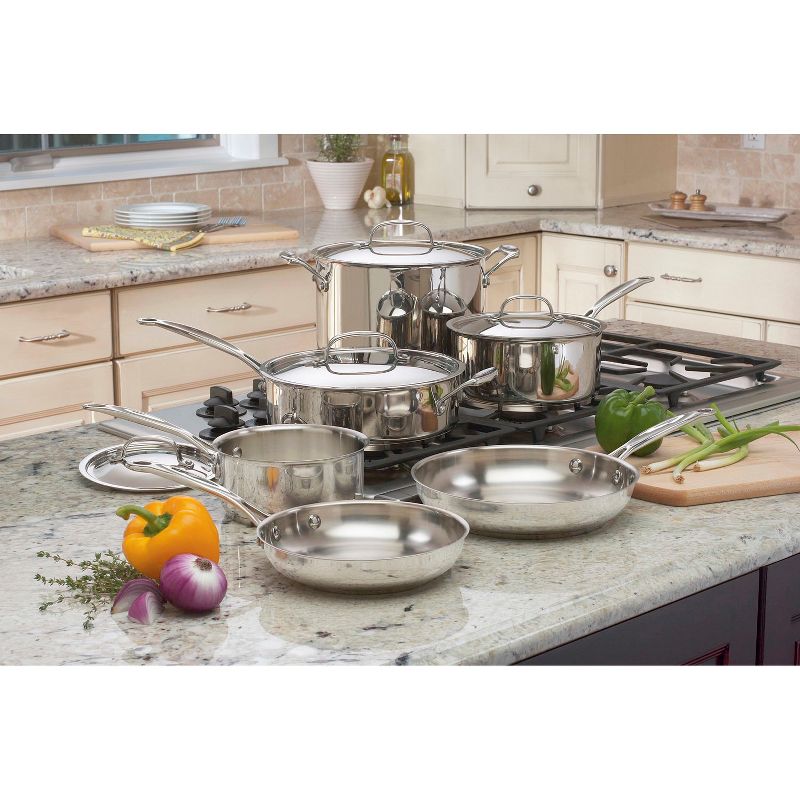 Cuisinart Chef's Classic 10pc Stainless Steel Cookware Set - 77-10