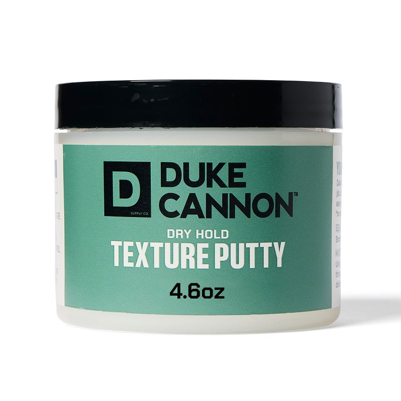 Duke Cannon Supply Co. Dry Hold Texture Putty Hair Pomade for Men - Medium Hold No Shine - 4.6oz