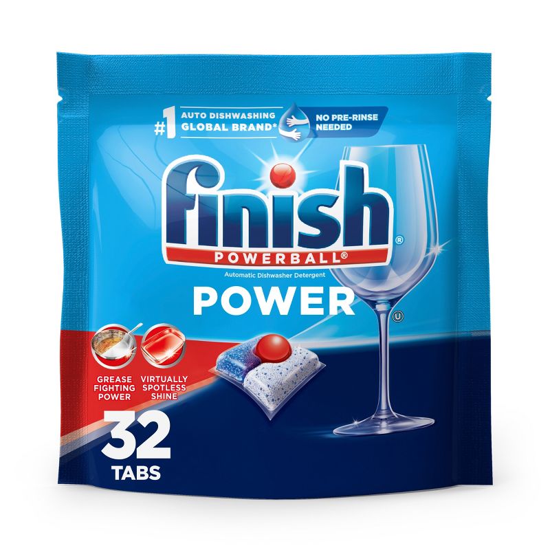 Finish Fresh Power Dishwasher Detergents Tablets - 32ct