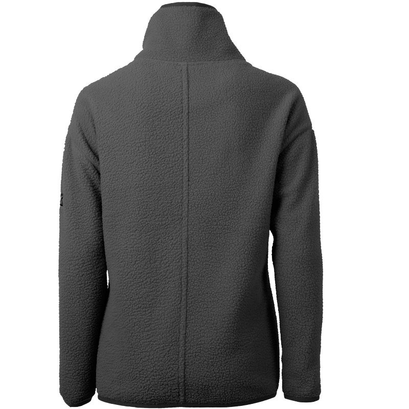 Cutter & Buck Cascade Eco Fleece Womens Pullover Jacket - Elemental Grey/Black - L
