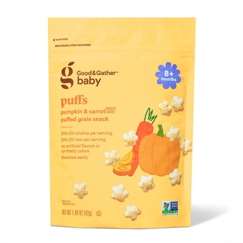 Pumpkin & Carrot Baby Food - 1.48oz - Good & Gather™