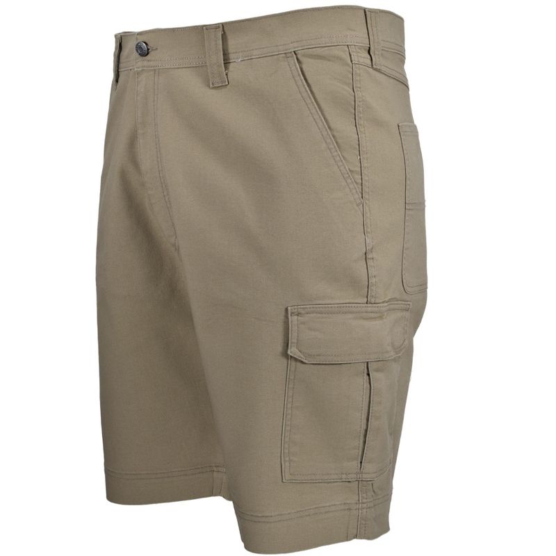 Full Blue Men's Performance Stretch Duck Canvas Cargo Short | Khaki 54