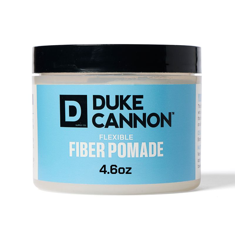 Duke Cannon Supply Co. Flexible Fiber Hair Pomade for Men - Strong Hold No Shine - 4.6oz