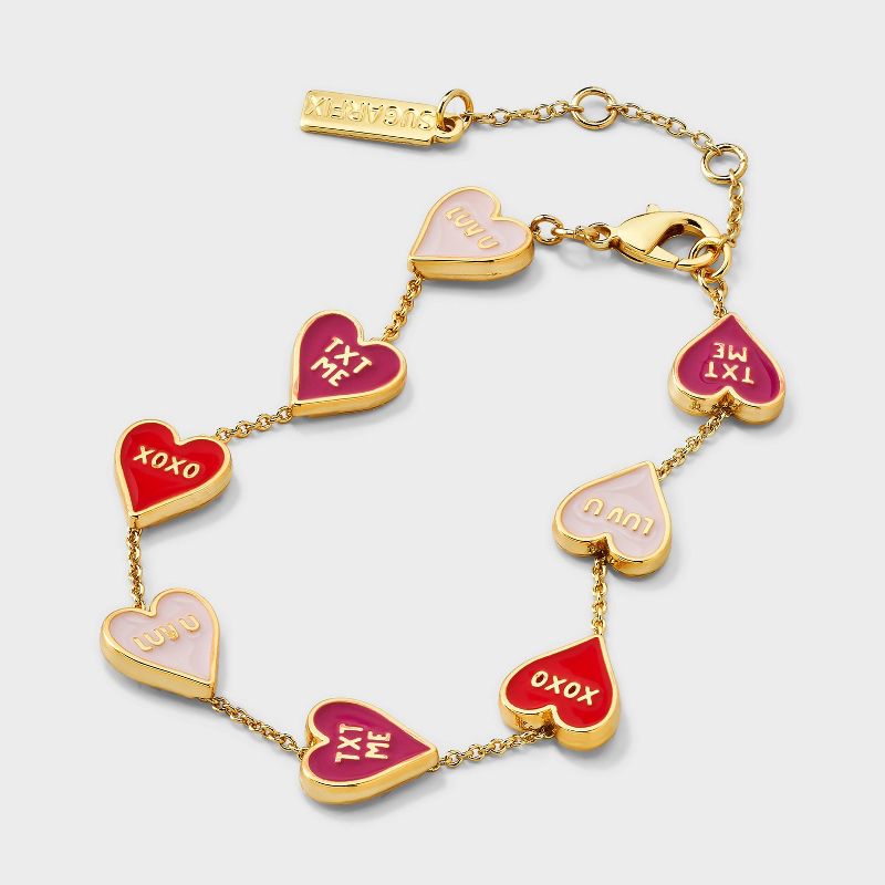 SUGARFIX By BaubleBar Charmed By You Bracelet - Pink