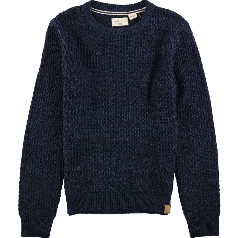Weatherproof Mens Textured Pullover Sweater, navy, Small