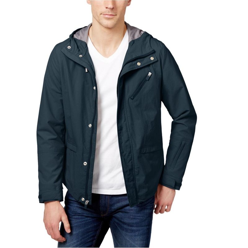 Kenneth Cole Mens Zip Jacket, tea, Small