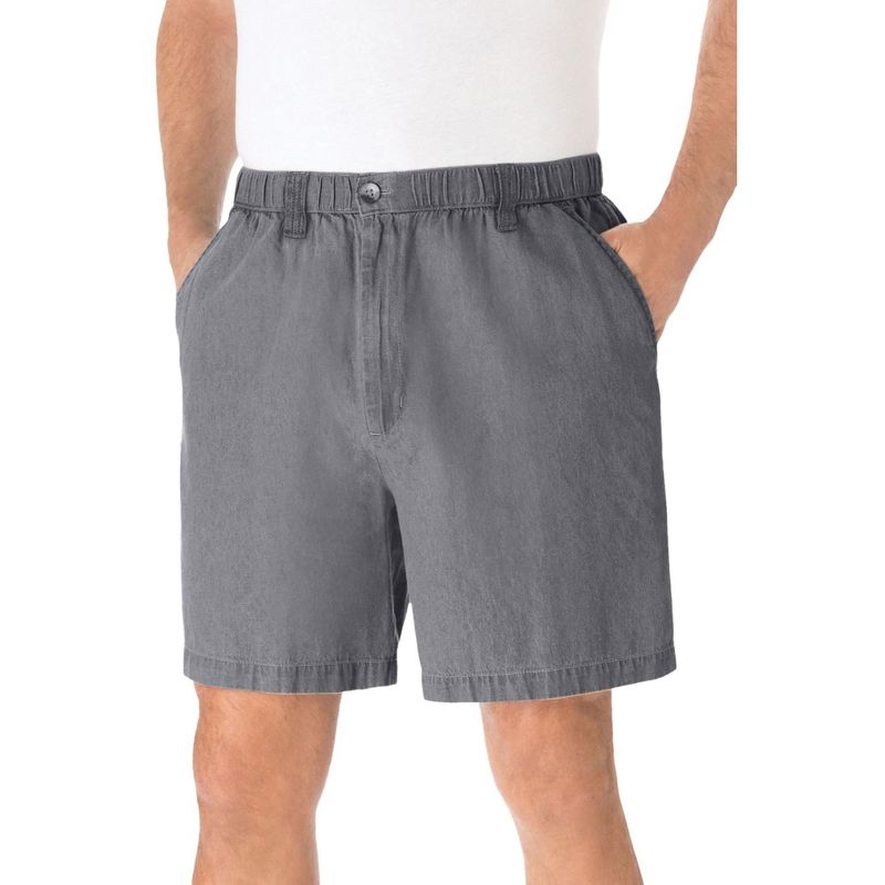KingSize Knockarounds 6" Pull-On Shorts - XL, Steel