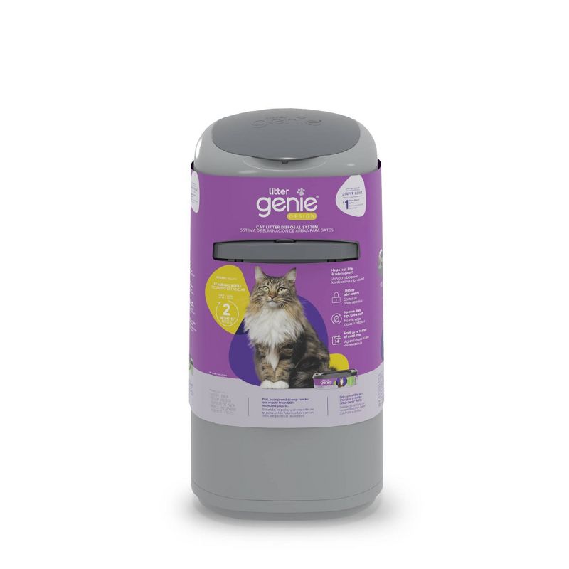 Litter Genie Design Pail Cat Waste Container System - 4pc