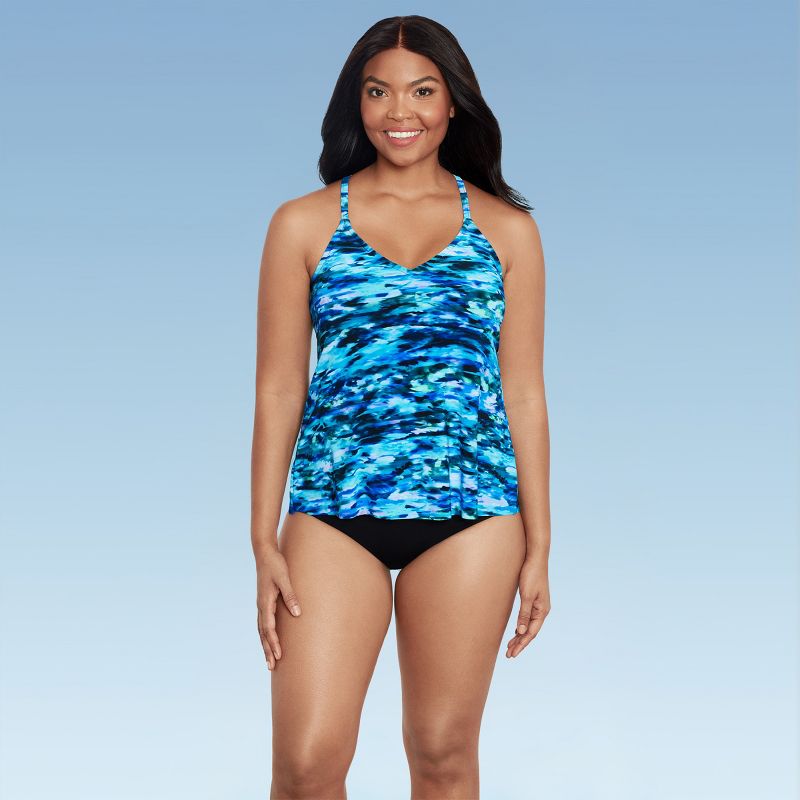 Women's Trimshaper Bili Tankini Swimsuit Top - Ocean Dream