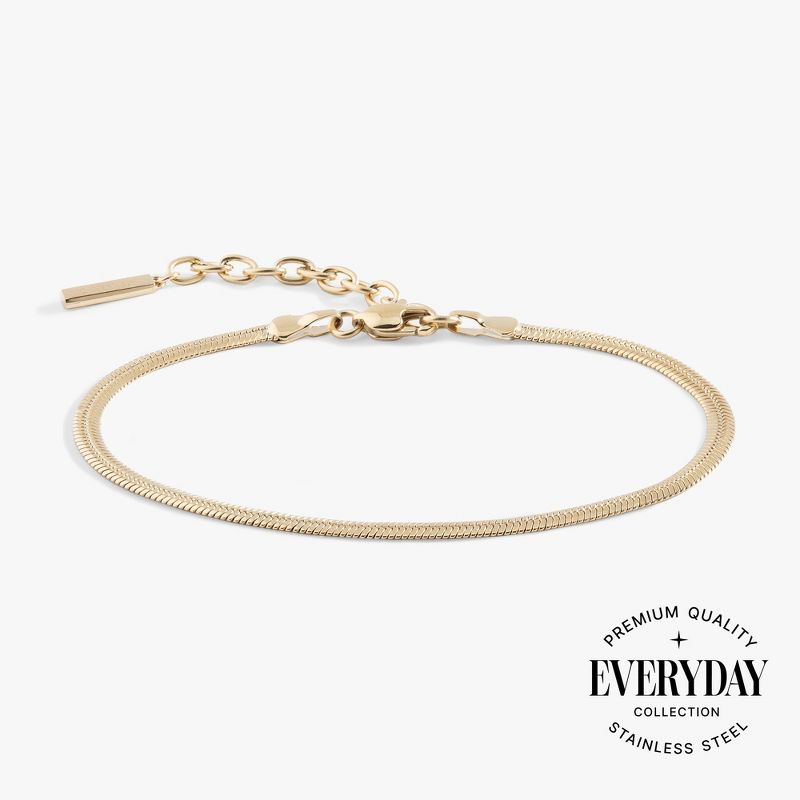 Alex and Ani Everyday Herringbone Chain Bracelet - Gold