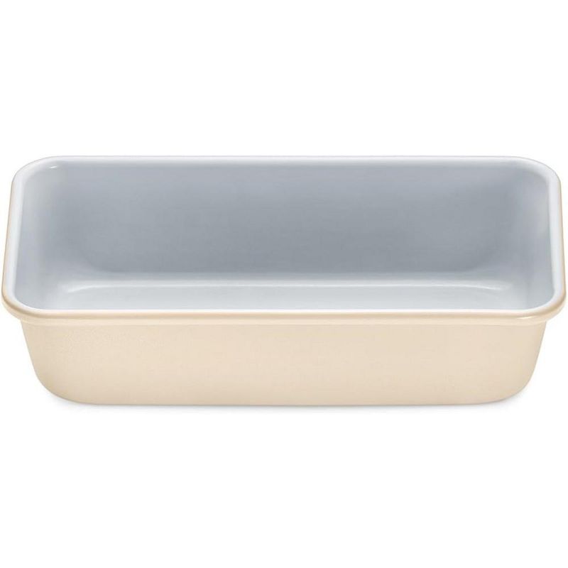 Bakken Swiss Premium Loaf Pan – Aluminized Steel, Ceramic Non-Stick Coating- Proper Size, Even Heat Distribution Cream