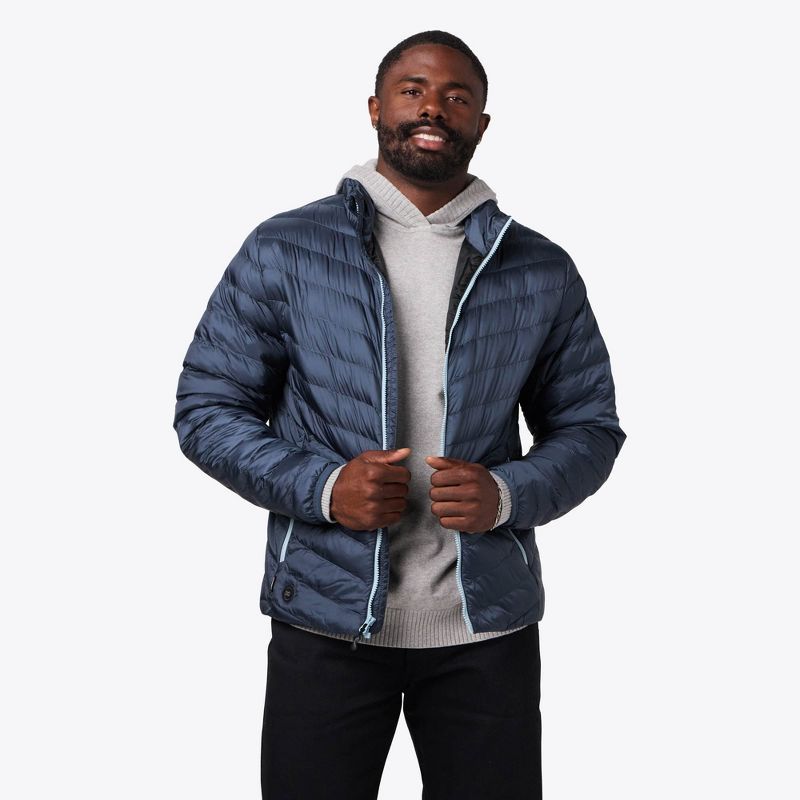 Mobile Warming Mens Backcountry Xtera Heated Puffer Jacket Medium Arctic Blue