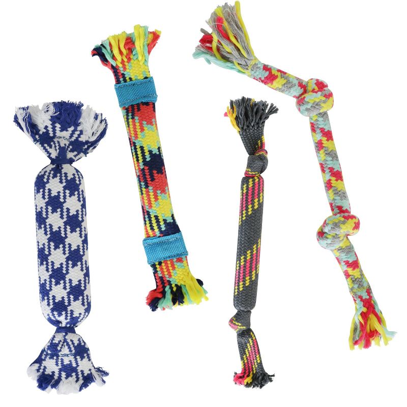 rocket & rex Dog Rope Toy Set - 4pk