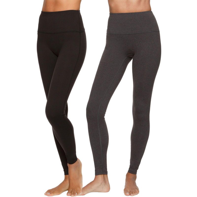 Felina | Velvety Super Soft High-Waisted Legging 2-Pack | Yoga Pants | Workout Clothes for Women