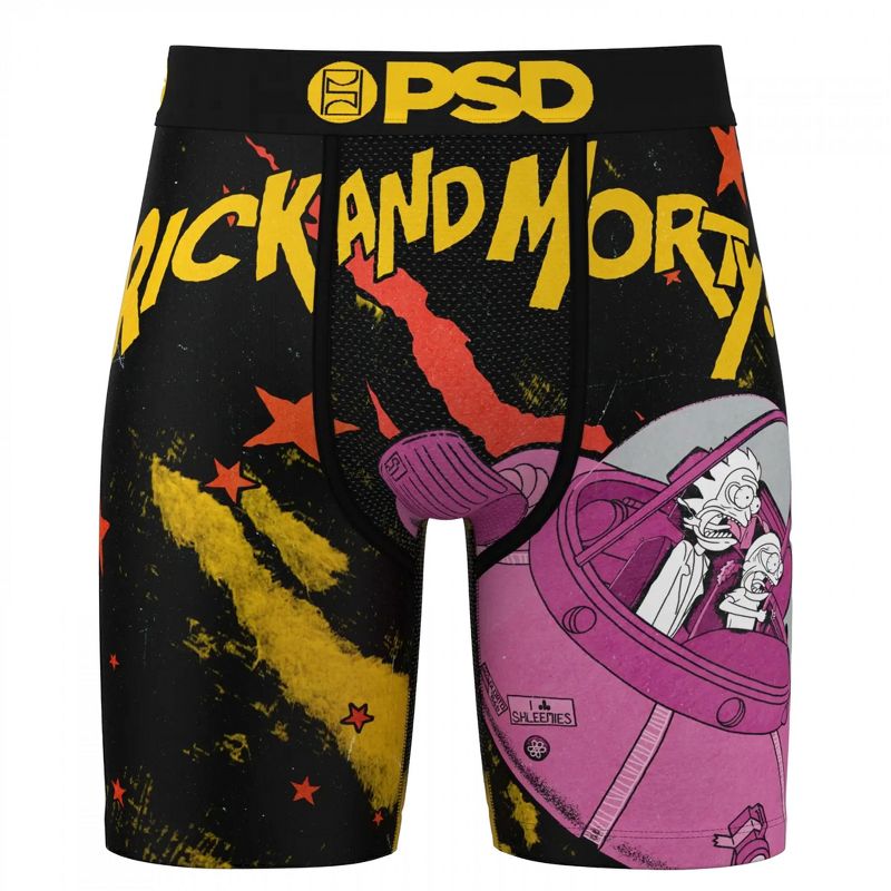 Mens Rick and Morty Crash Landing PSD Boxer Briefs - Medium (32-34)