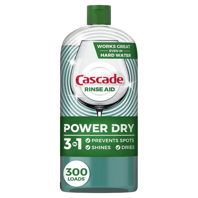 Cascade Platinum Dishwasher Rinse Aid - 30 fl oz