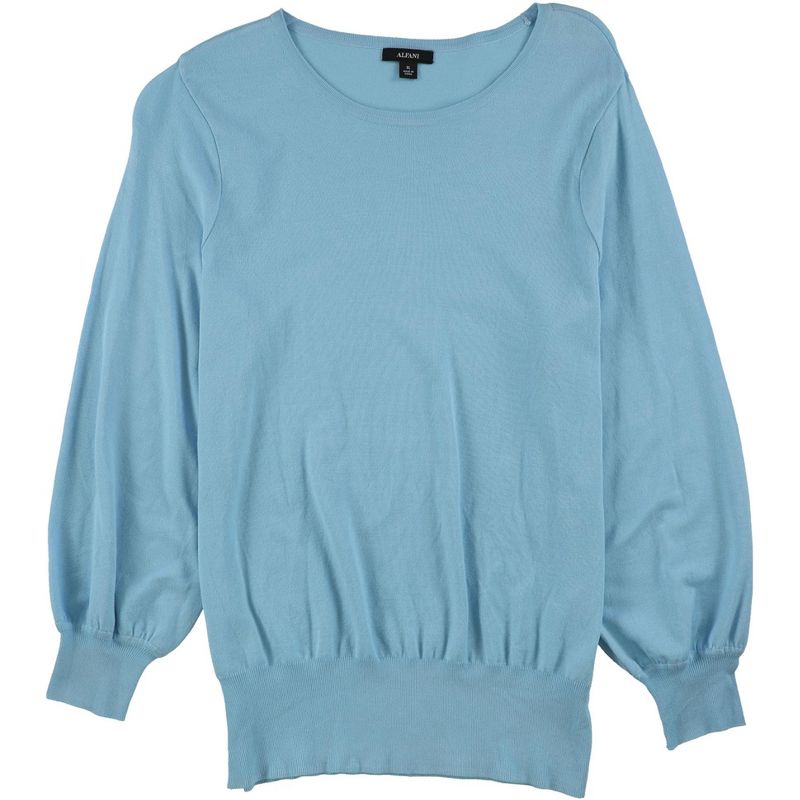 Alfani Womens Bishop Sleeve Pullover Sweater, ltpasblue, X-Large