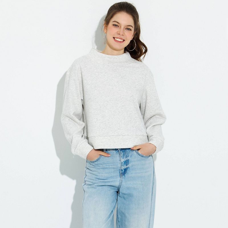 Women's Sweatshirt - Wild Fable™ Gray L