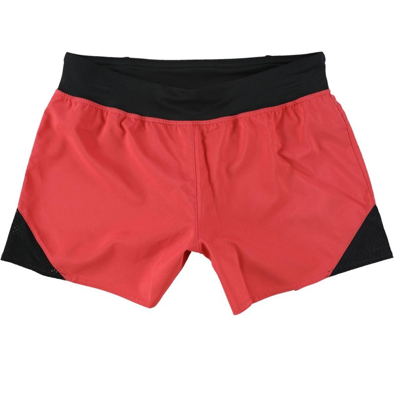 Reebok Womens WOR Knit Woven Athletic Workout Shorts, rebred, X-Large