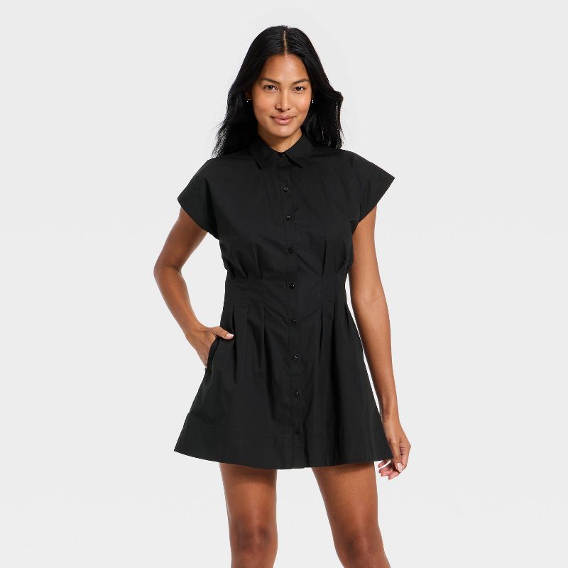 Women's Corset Mini A-Line Dress - New Day™ Black M