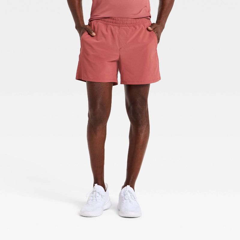 Men's Elevated 2-in-1 Run Shorts - All In Motion™ Ruby Red M