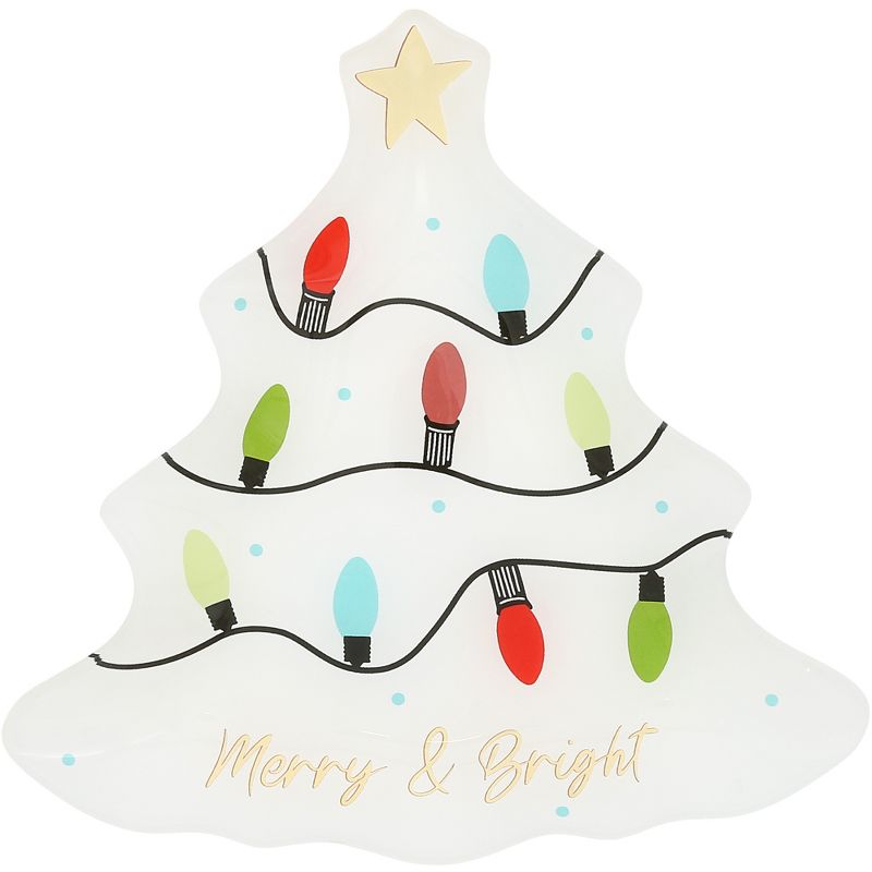 Pavilion Gift Company - Holiday - 8" Glass Dish - Serving Platters