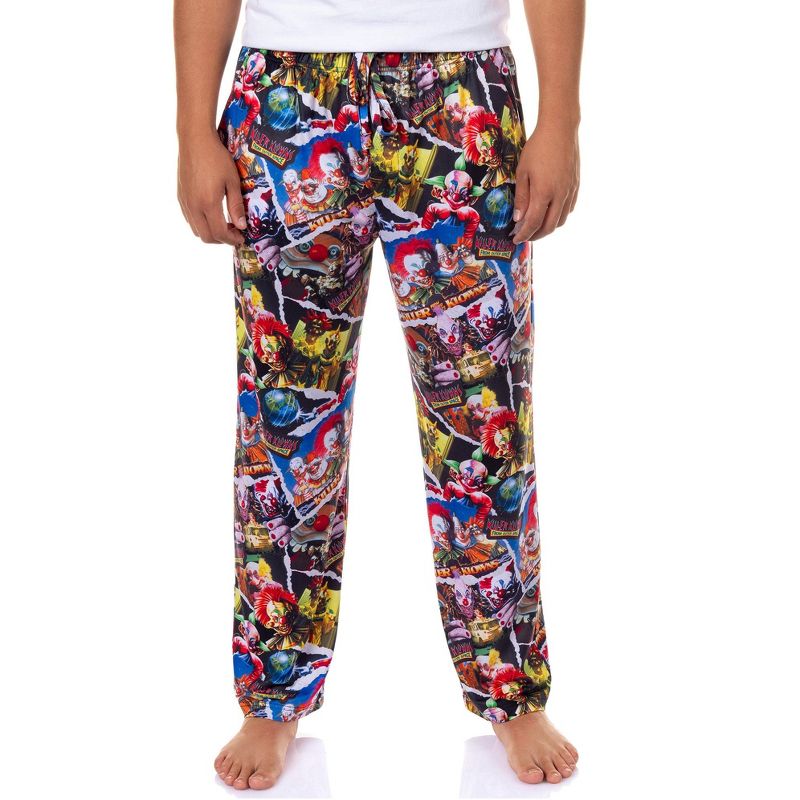 Killer Klowns from Outer Space Men's Lounge Sleep PJ Pajama Pants Horror Movie (L)