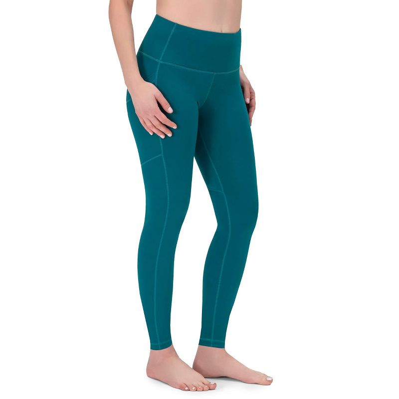 ROCKY High Waisted Yoga Leggings, 28" inseam - FULL, Workout Running Activewear Tummy Control Leggings for Women (28" inseam Full, Peak Blue S)