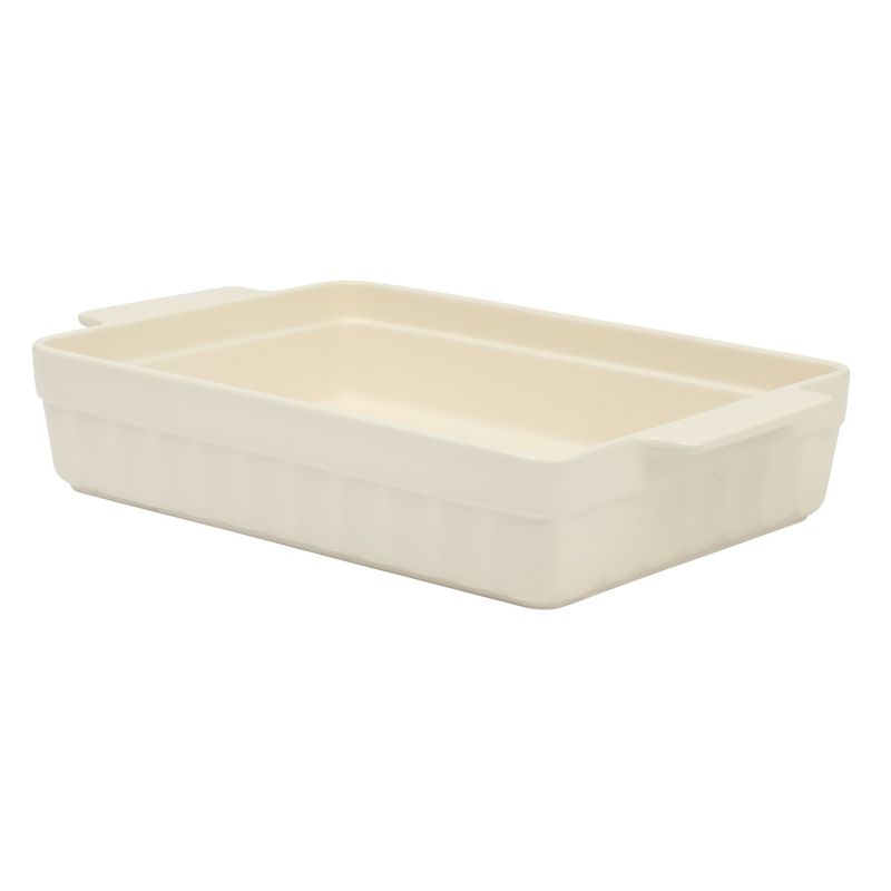Martha Stewart Broadbrook Ceramic Bakeware, 13x9 Inch Rectangular Baking Dish with Handles