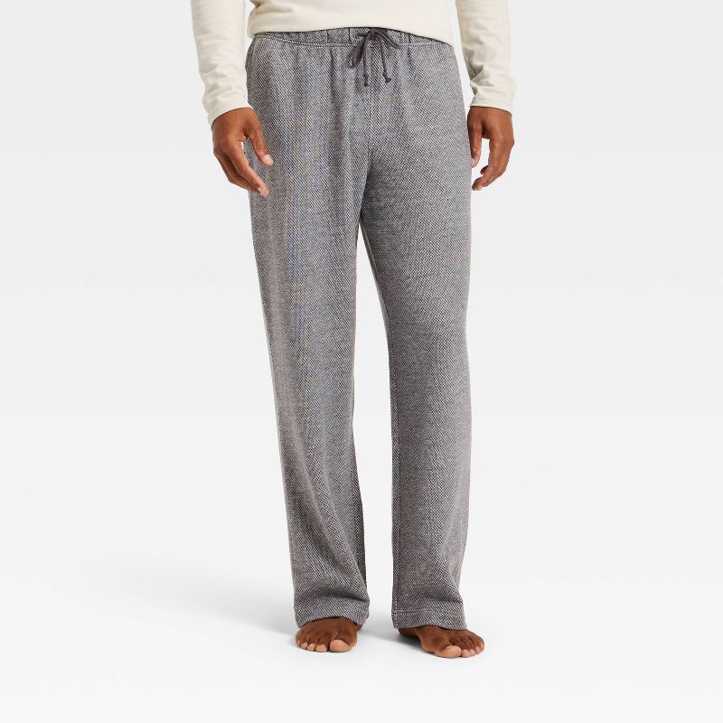Men's Textured Knit Lounge Pants - Goodfellow & Co™ Gray XL