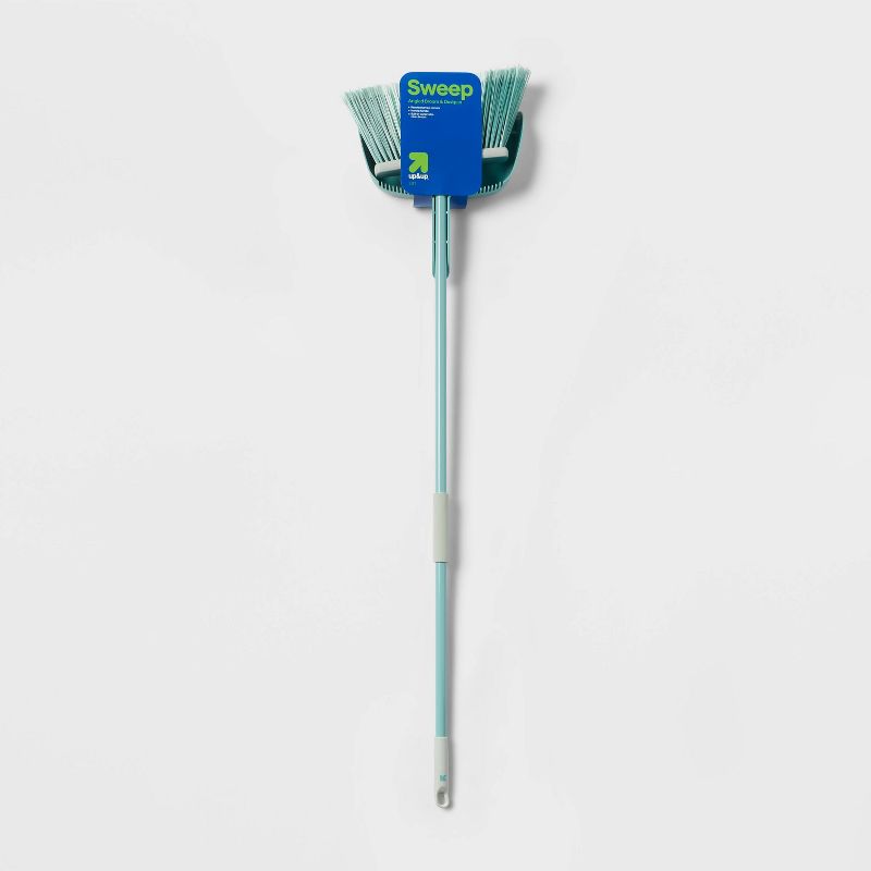 Angle Floor Broom with Clip-on Dust Pan Set - up&up™