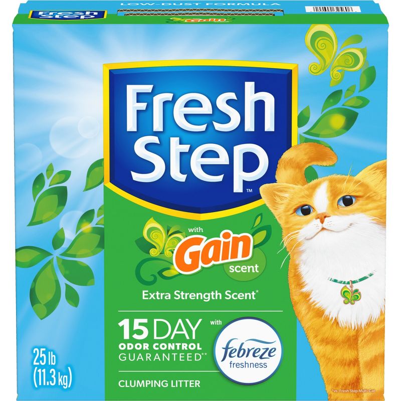Fresh Step Febreze and Gain Cat and Kitty Litter - 25lb