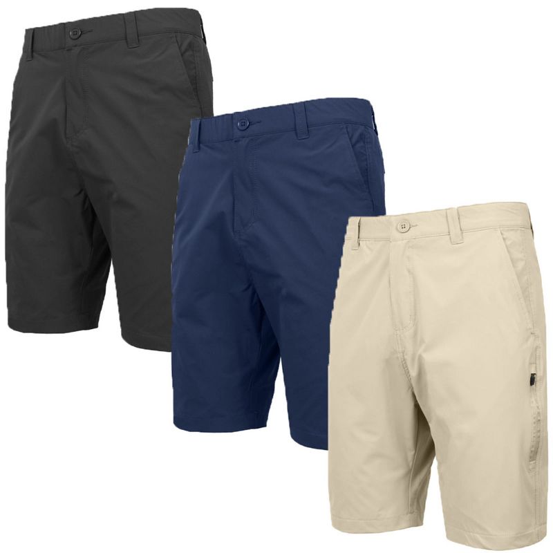 Jump Start Men’s 6-Pocket All Motion Stretch Utility Shorts-3 Pack