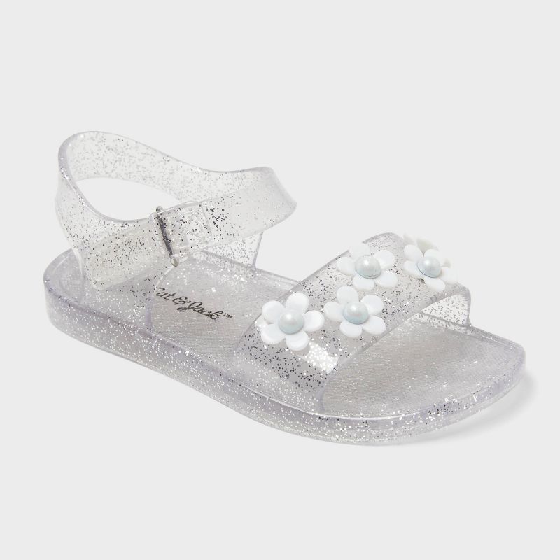 Toddler Kate Jelly Sandals - Cat & Jack™ White 9T