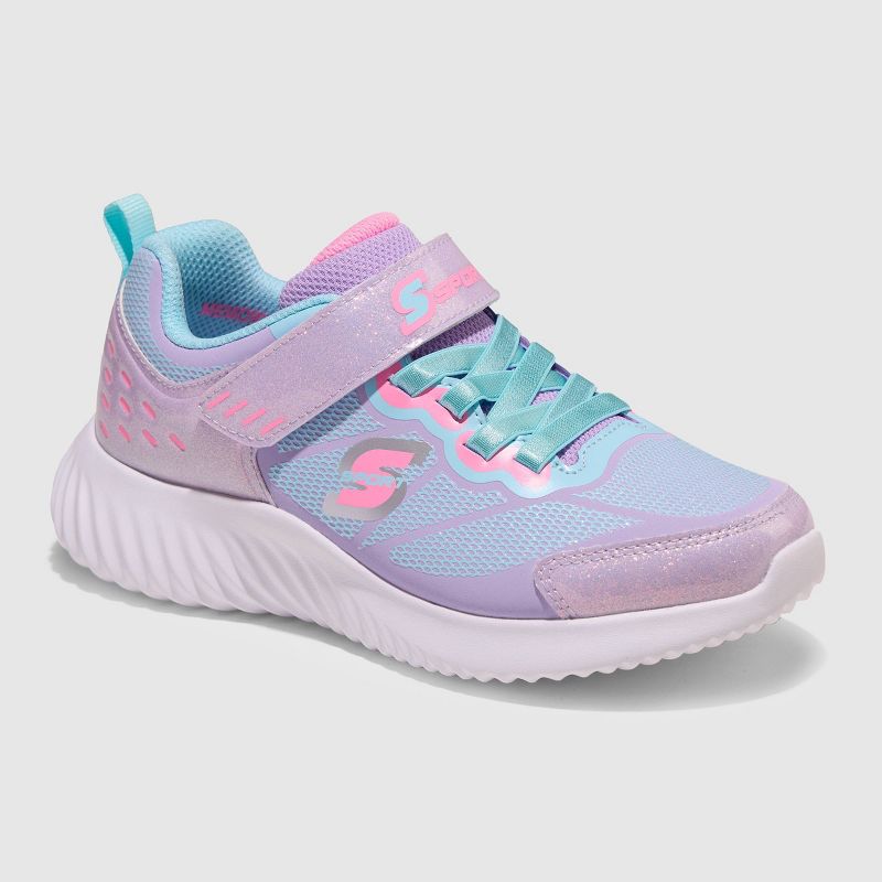 S Sport By Skechers Kids' Karlie Sneakers - Periwinkle Blue 13: Hook & Loop, Cushioned Insole, Non-Marking Outsole