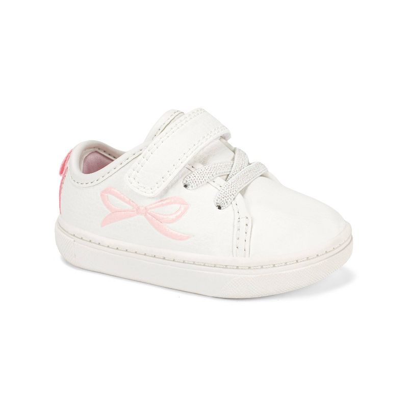 Carter's Just One You® Toddler Girls' First Walker Sneakers - White 4