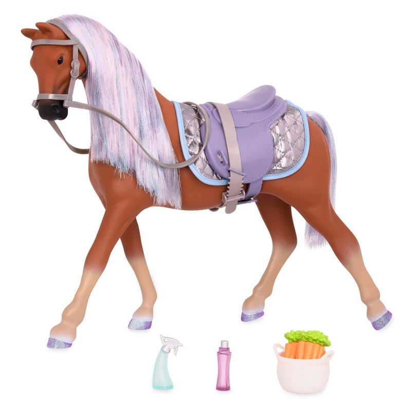 Glitter Girls Celestial with Accessories 14" Morgan Horse: Doll Accessories Set with Spray Bottle & Comb