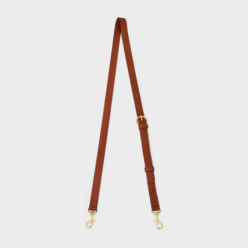 Adjustable Buckle Crossbody Handbag Strap - Universal Thread™ Brown: Bag Accessory