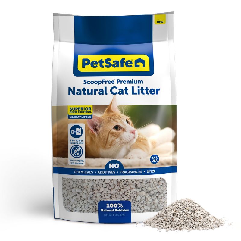 PetSafe Natural Non-Clumping ScoopFree Premium Natural Cat Litter - 8lbs