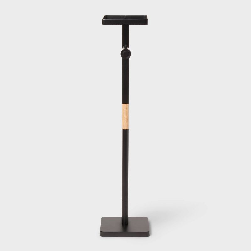 Functional Toilet Paper Holder Matte Black - Brightroom™: Steel Freestanding, 25.51" Height, 7.01" Depth