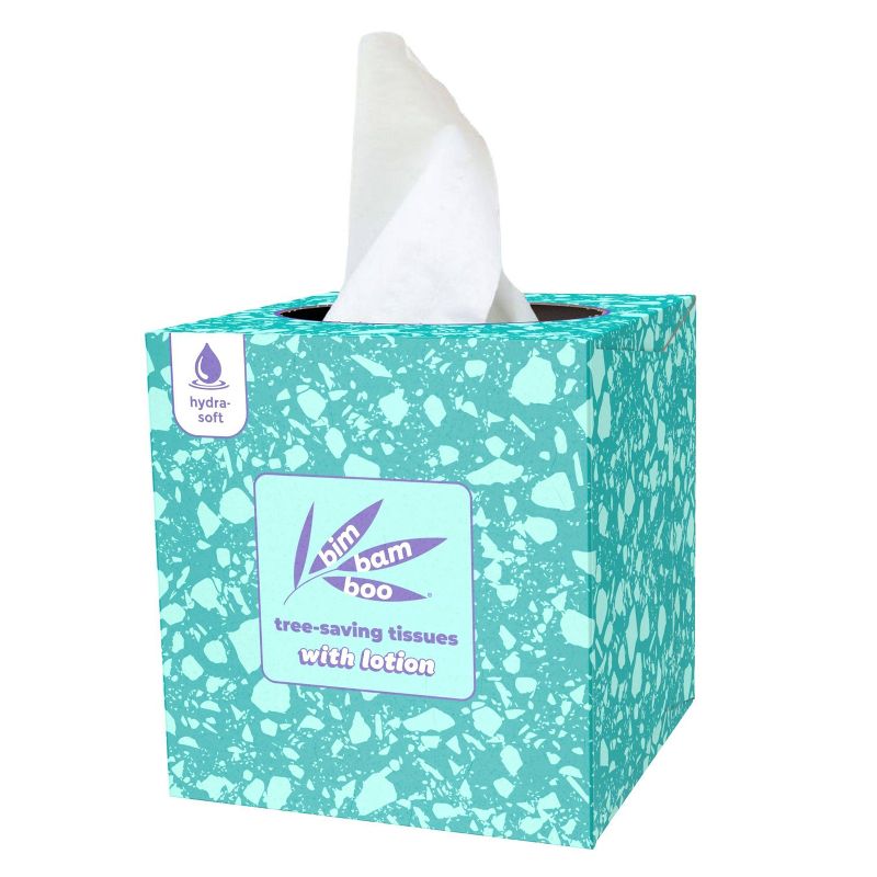 Bim Bam Boo 3-Ply Bamboo Lotion Ultra Soft Facial Tissue - 60ct