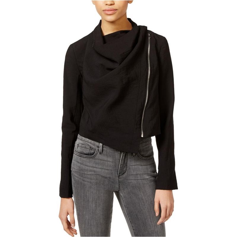 Rachel Roy Womens Shauna Shirt Jacket, black, X-Small