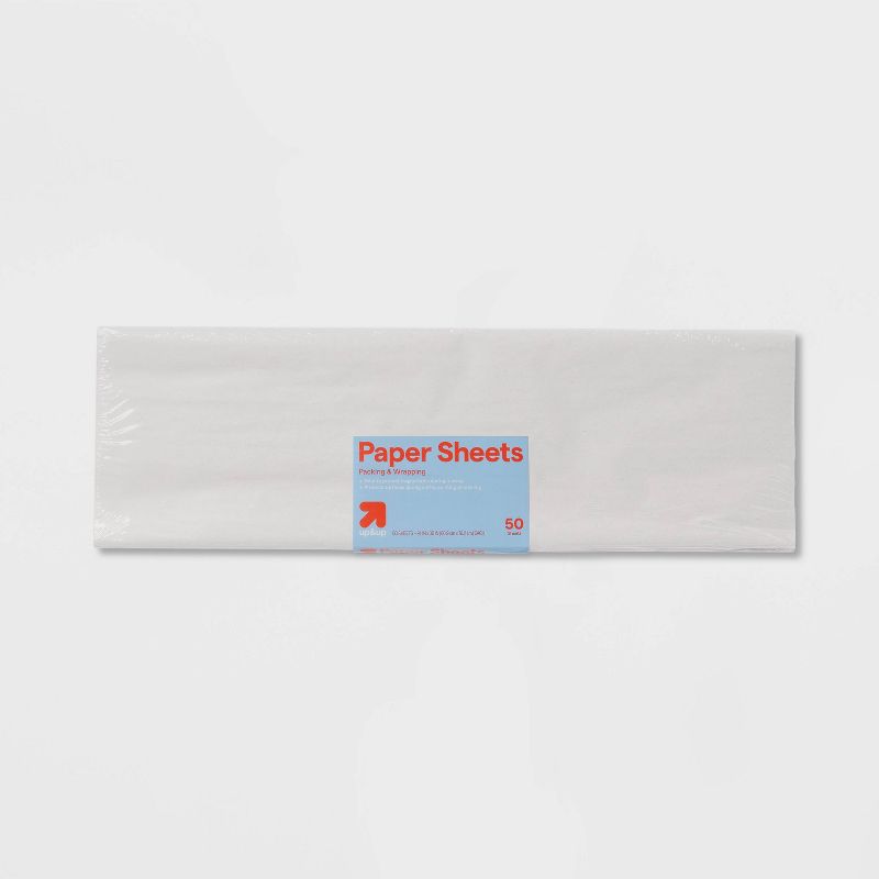 50ct Newsprint Packaging Wraps - up&up™: Packing & Moving Supplies, 100% Recycled Paper, 25.5" x 9.44"